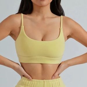BuffBunny Cloud Bralette Yellow Medium